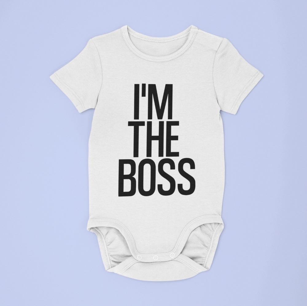 HP! I'm The Boss Onesie - Picture 1 of 1